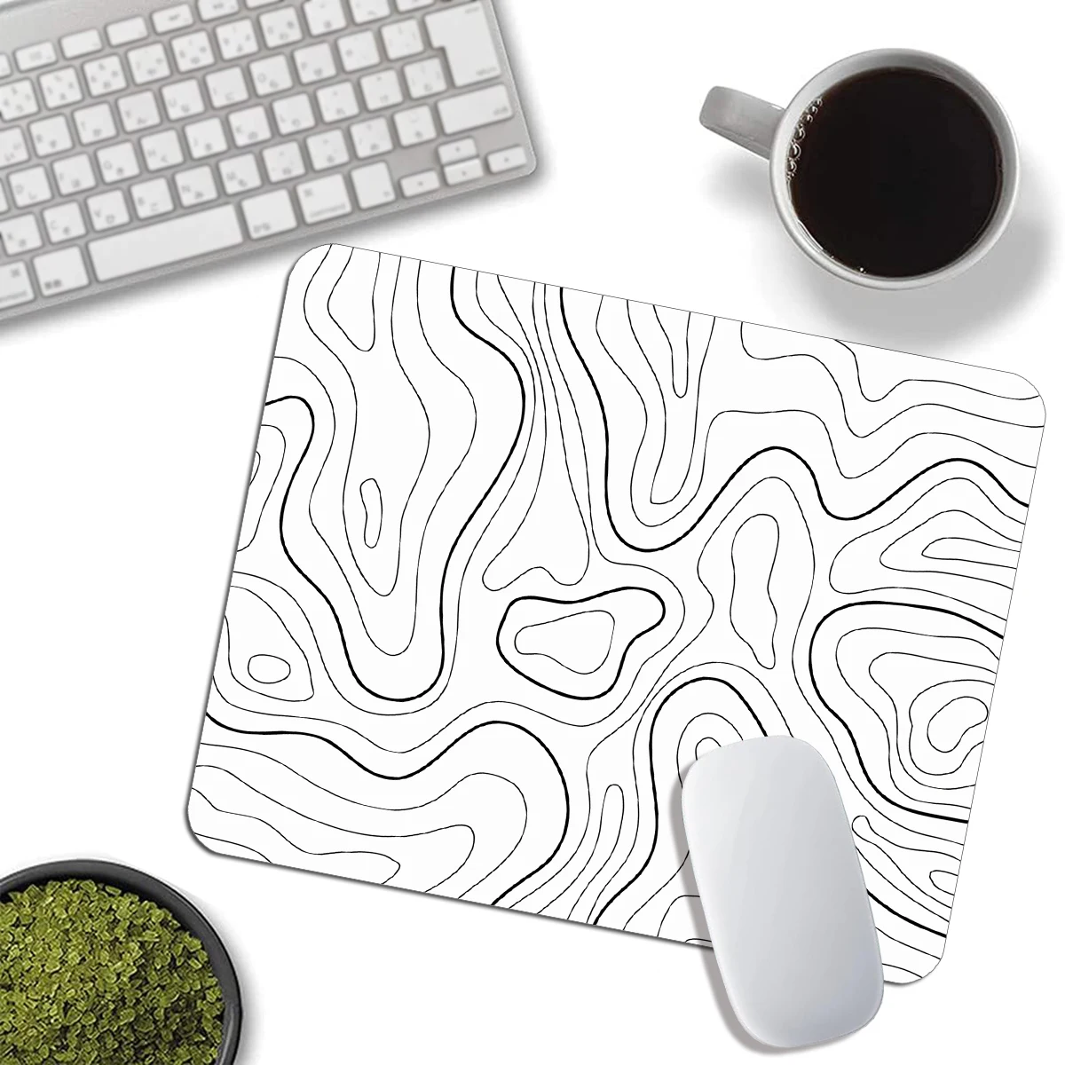 1PC Large Mouse Pad, Office Gaming Table Mat, Non-slip Rubber Base Washable Mouse Pad for Work, Gaming and Office Cute Mouse Pad 5