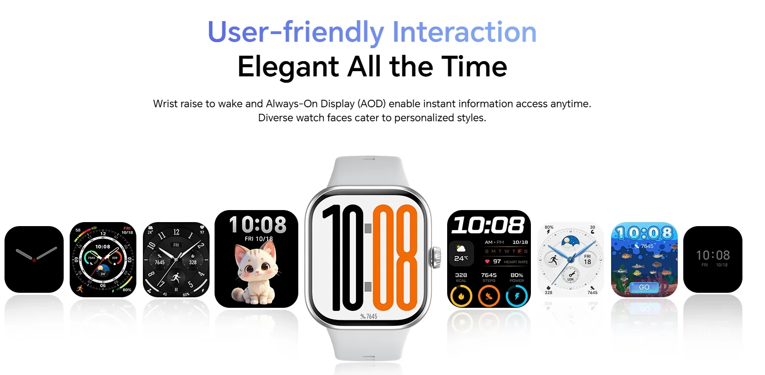HONOR CHOICE Watch 2 Pro, Globale Version Smartwatch, 1,97-Zoll AMOLED-Bildschirm mit Schmalem Rahmen, HONOR CHOICE INFOWEAR Watch 2 Pro – Detail 4