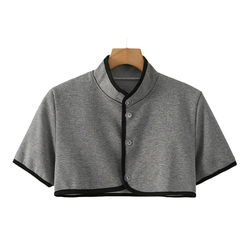 Autumn/Winter Thickened Fleece-Lined Shoulder Vest Sleeping Women's Maternity Wrap Men's Protective Clothing Warm Blood-Sugar