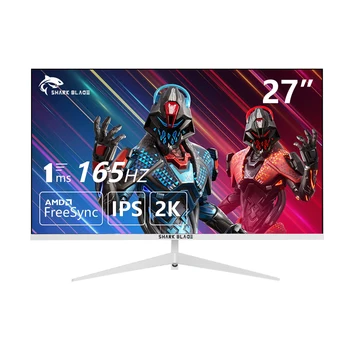 데스크톱 게이머 컴퓨터 화면 LCD 디스플레이 평면 패널, 27 인치 모니터, 2K165Hz PC IPS QHD 144Hz HDMI 호환 DP 2560*1440