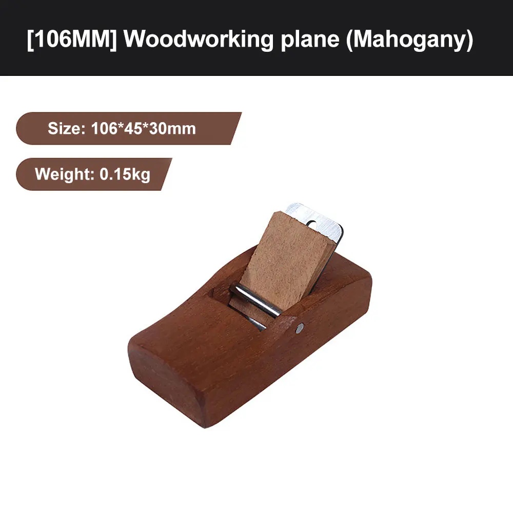 Woodworking Hand Tools Wood Trimming Tool Mahogany Hand Planer Carpenter Flat Planer Home Portable