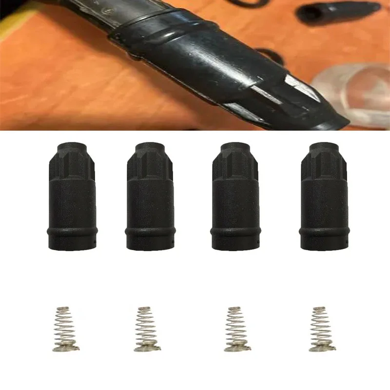 Spark Plug Cap Connector Ignition Coil Rubber Boot For Nissan Almera Avenir Sunny Opel Vivaro Renault Clio Duster Megane 4Pcs spark plug cap