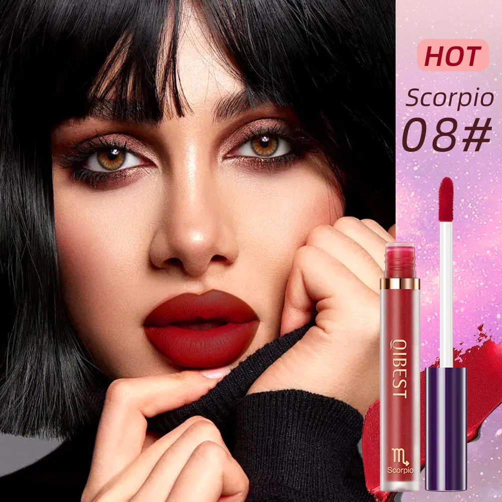 Matte Lipstick Set 12 Colors Long Lasting Waterproof Non-Stick Cup Lip Glaze Not Easy To Fade Red Lips Makeup Lip Tint Cosmetic 3