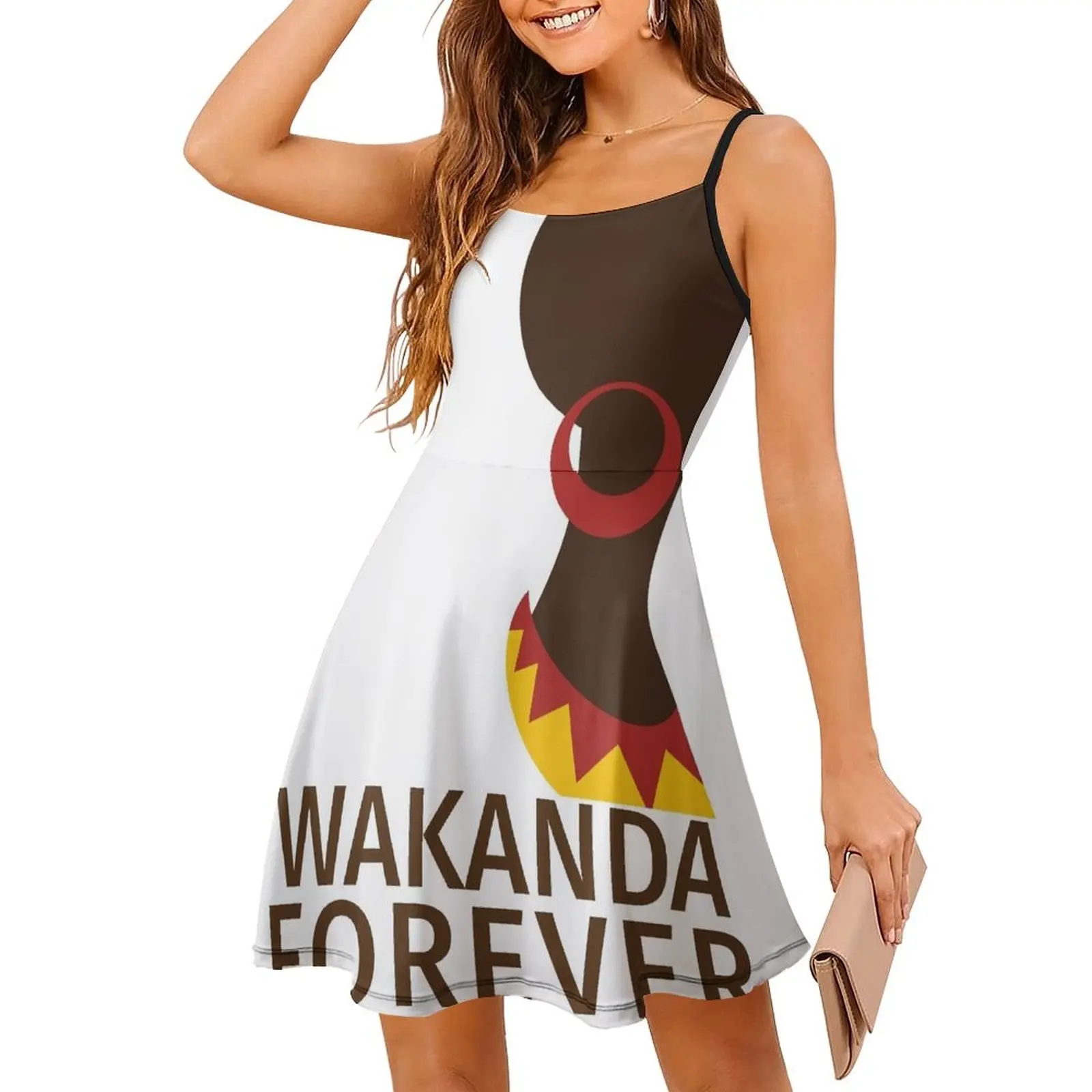 

Wakanda Forever Sling Dress chic and elegant woman dress beach dresses