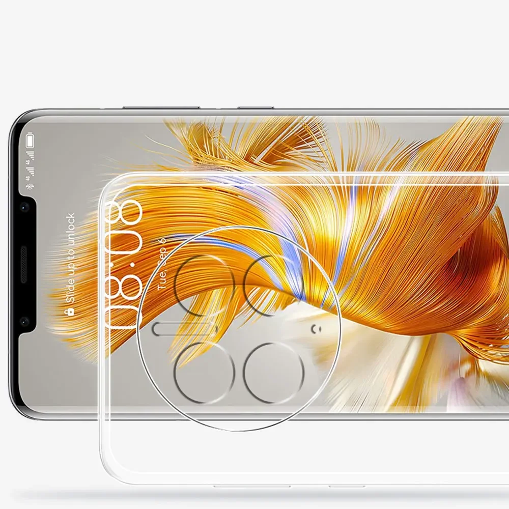 For Huawei Mate 50 Pro Case Clear Silicone Soft TPU Back Cover For Huawei Mate 50 Funda For Huawei Mate 50 E Transparent Coque 6