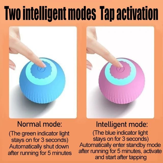 Interactive Cat Ball Automatic Cat Toy Indoor Cat Toy Electric Games Pet Products MWJ01 4