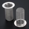 2pcs Floor Drain Filter Stainless Steel Mesh Basket Anti-hair Anti-clog 28-80mm 1"-3" Kitchen Bathroom Anti-rat/mosquito Stopper 5