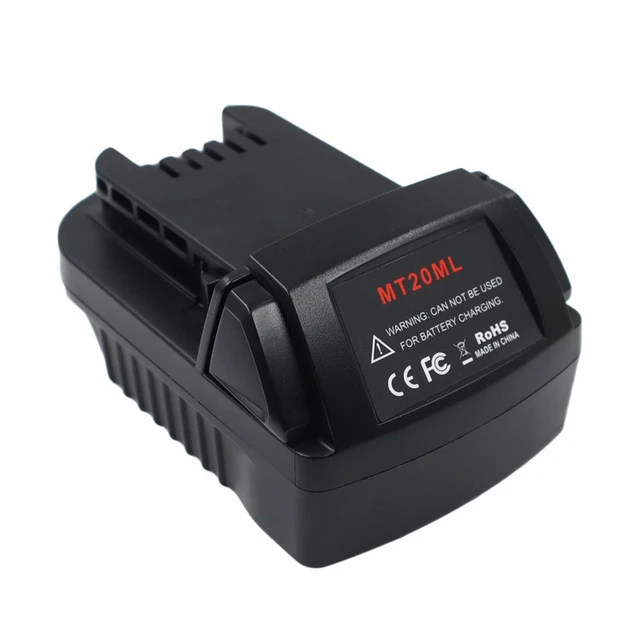 MT20ML Battery Adapter for Makita 18V Battery Convert To Milwaukee M18 18V  Tools, Battery Converter - AliExpress