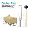 432 Hz Tuning Fork with Resonance Box,For Sound Healing,Tuning Fork Resonance Teaching, Hearing Tests, Meditation 5
