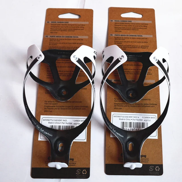 Full Carbon Bottle Holder 16g Bike Bicycle Water Cage 72mm Mountain Bike / Road Bike Drink Water Bottle Cage Matte Finish 6