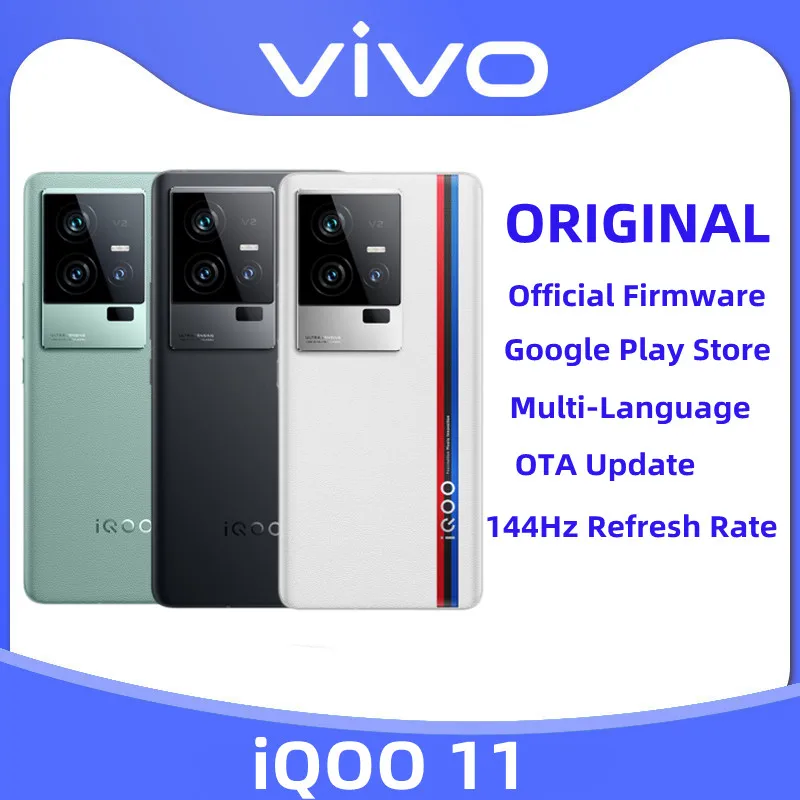 Neue Vivo iQOO 11 Smartphone 5G Android 13 Snapdragon 8 Gen 2 Octa 