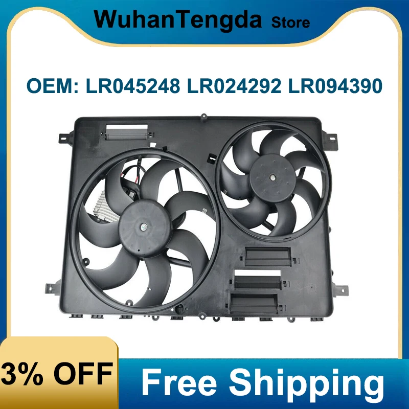 LR045248 LR024292 LR094390 Radiator Cooling Fan Assembly for Land Rover