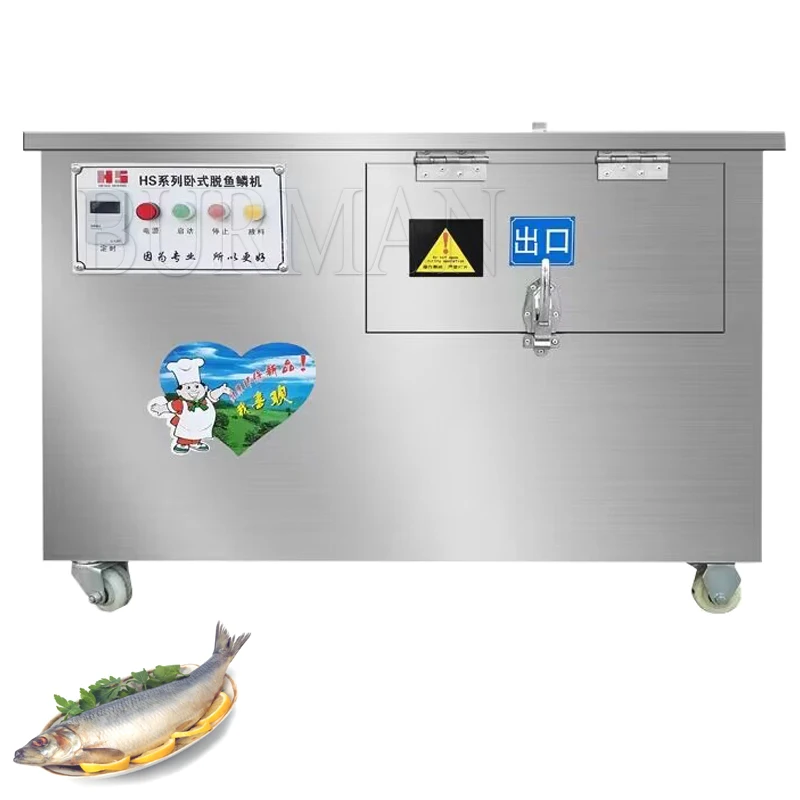 

Commercial Stainless Steel Fish Scale Scraper Equipment Automatic Remove Fish Scale Machine Electric Scraping Fish Scale Maker