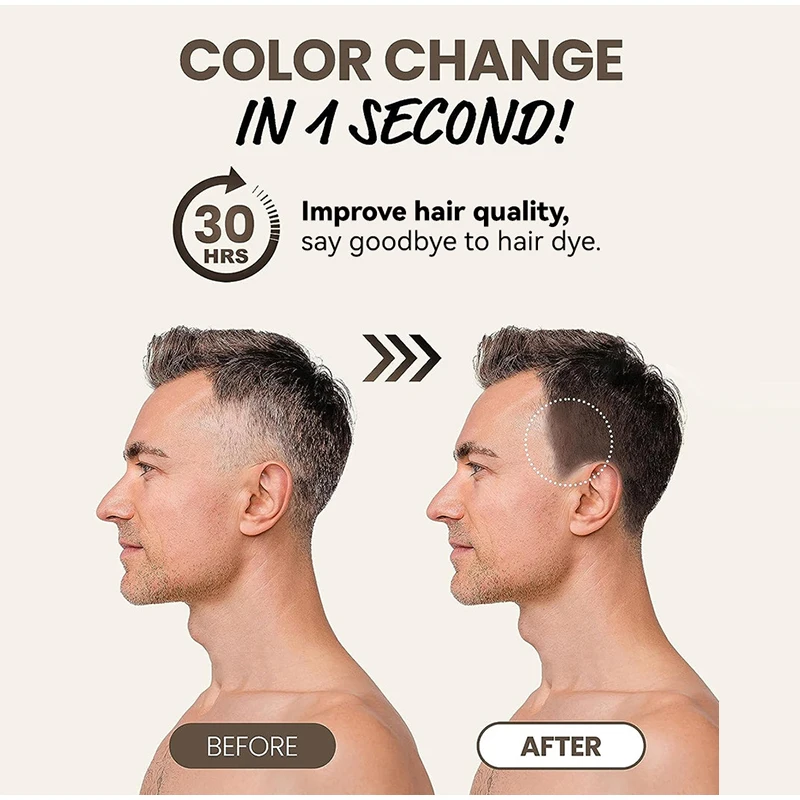 One-time Hair Dye Pen Instant Gray Root Coverage Hair Color Cream Stick Penicl Fast Temporary Cover Up White hair color restorer