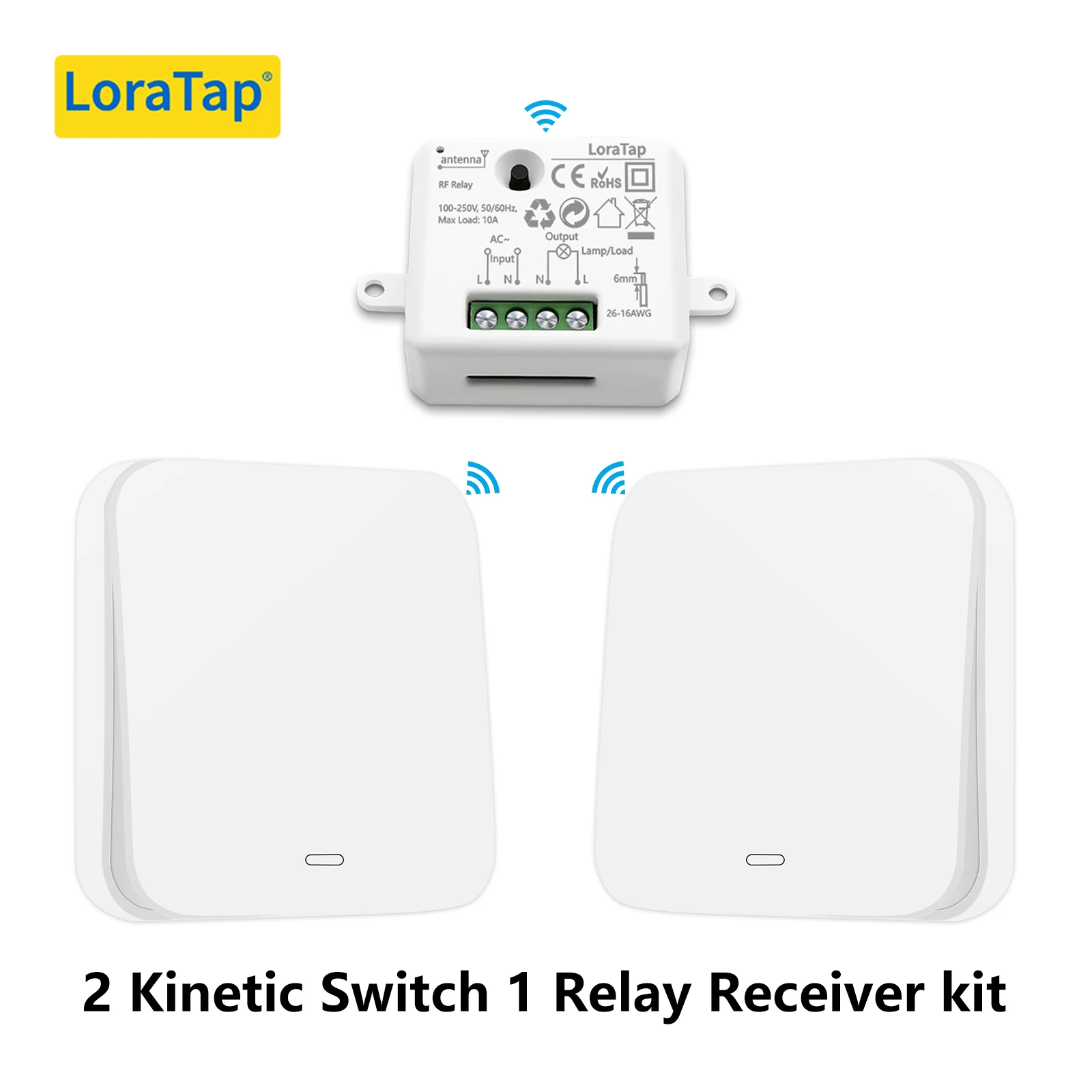 Kinetic Light Switch Receiver  Kinetic Self-Powered Wireless Switches