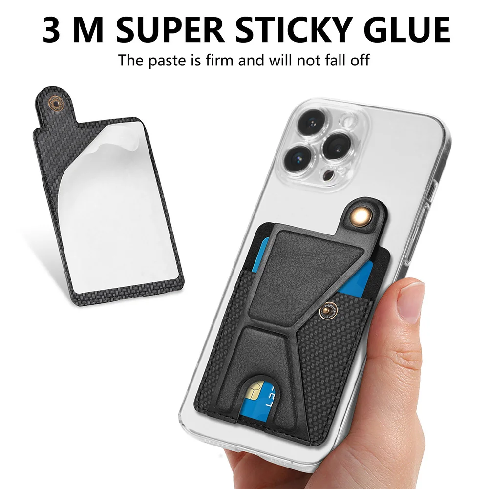 Slim Adhesive Phone Wallet - Stylish Card Holder