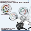 ZRDR DIY Aquarium CO2 Regulator Magnetic Solenoid Kit Check Valve Fish Tank Accessories CO2 Control System Reactor Generator Set 3