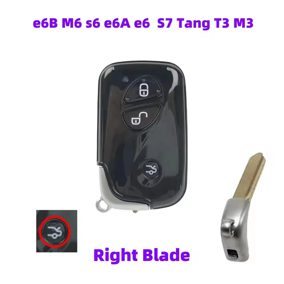 Enhanced Smart Keyless Remote Key Fob with 3 Buttons and ID46 Chip, 315MHz Frequency