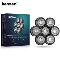 Kensen Razor Head Replacement Shaver Head Floating Washable Electric 7D Shavers Beard Practical Hair Trimmers Kit Cutter Blades 1