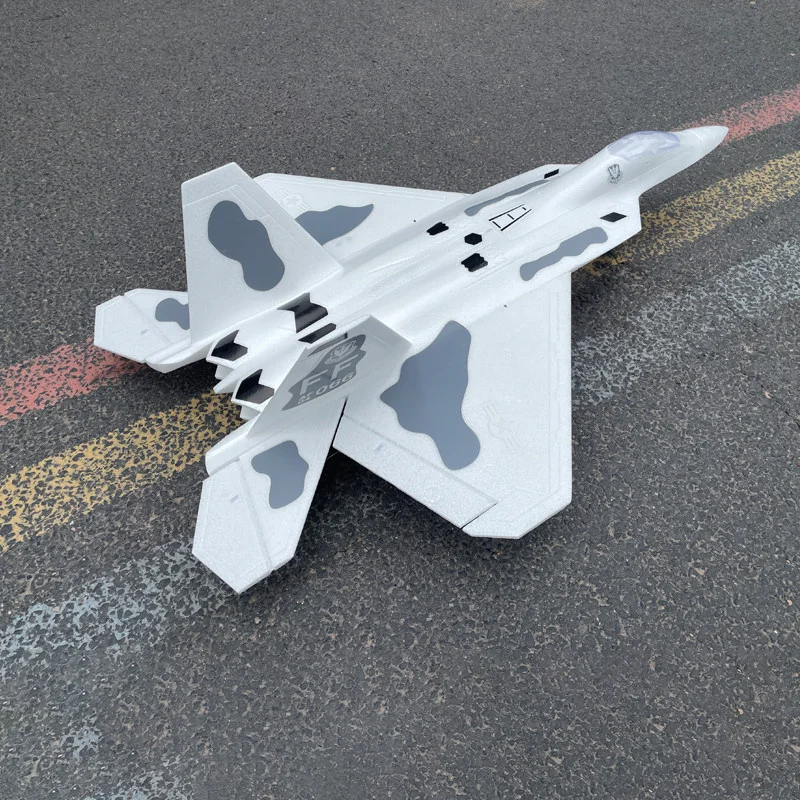 720mm 날개폭 F22 랩터 V2 64mm 덕트 제트 전동 EPO 고정익 성인 조립 원격 조종 모델 항공기 장난감