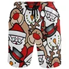 3D Christmas Tree Xmas Reindeer Printed Snowflake Santa Claus Short Pants y2k Board Shorts Summer Swimsuit Cool Surf Swim Trunks 1