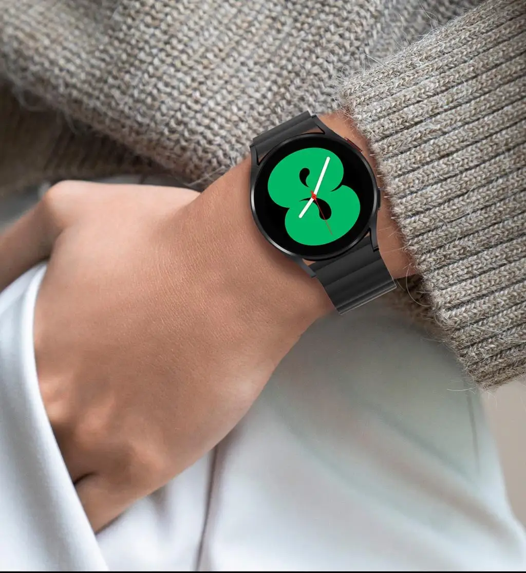 20mm 22mm Silicone strap For Samsung Galaxy watch 7/6/4/5 pro