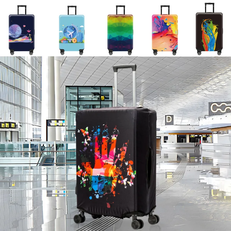 2 Housses De Protection Pour Valise | Anti-Poussière, Anti-Rayures | Tissu Élastique, Léger | Pour Voyage