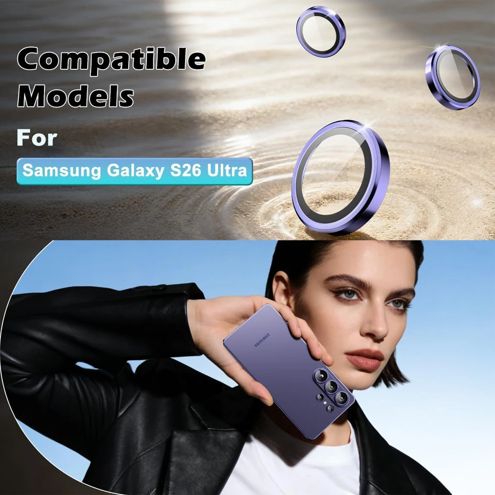 Premium Individual Metal Lens Protectors for Samsung Galaxy Ultra Series - Easy Installation