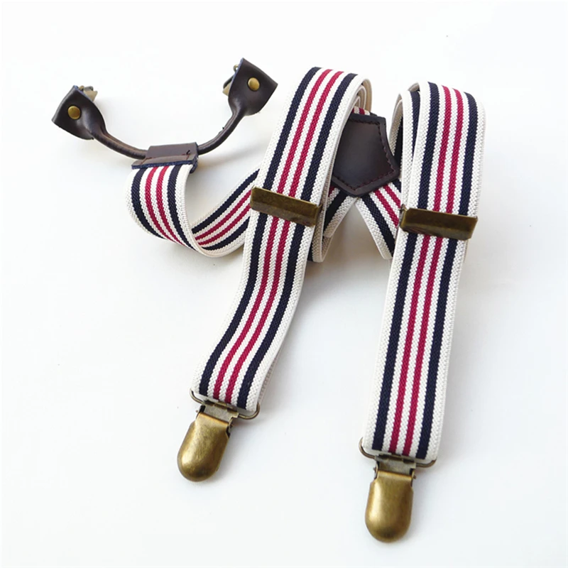 

2.5*100CM Fashion Suspenders For Men 3 Clips Men Suspenders For Trousers Braces men Bra Shirt Man Suspenders Women Shirt Stay