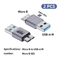 2x Micro BtoUSBA M