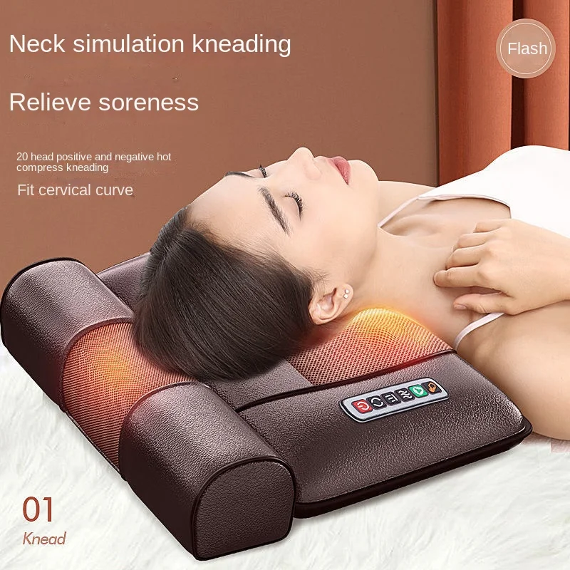 Electric Massage Mat Shiatsu Heated Neck Massager For Full Body