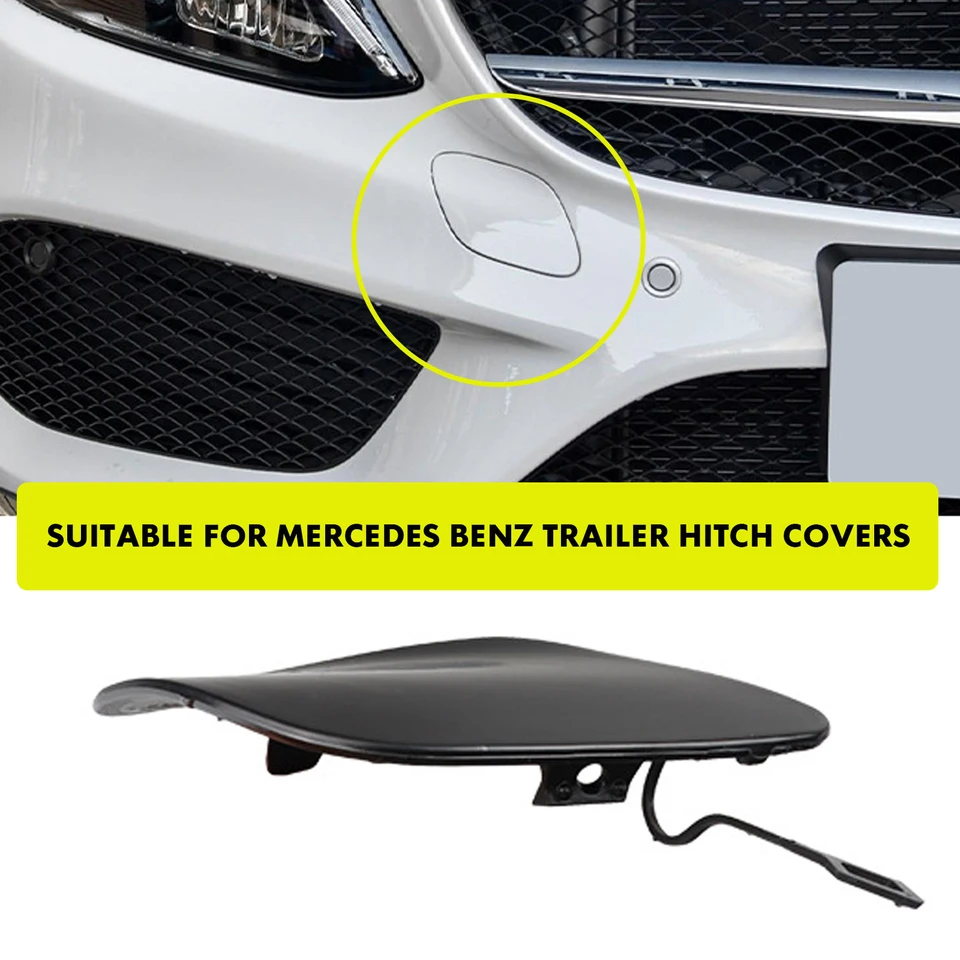 Tampa Gancho Reboque Mercedes W204 - Compatível C200 C300 C350 - Substitui A2048850124