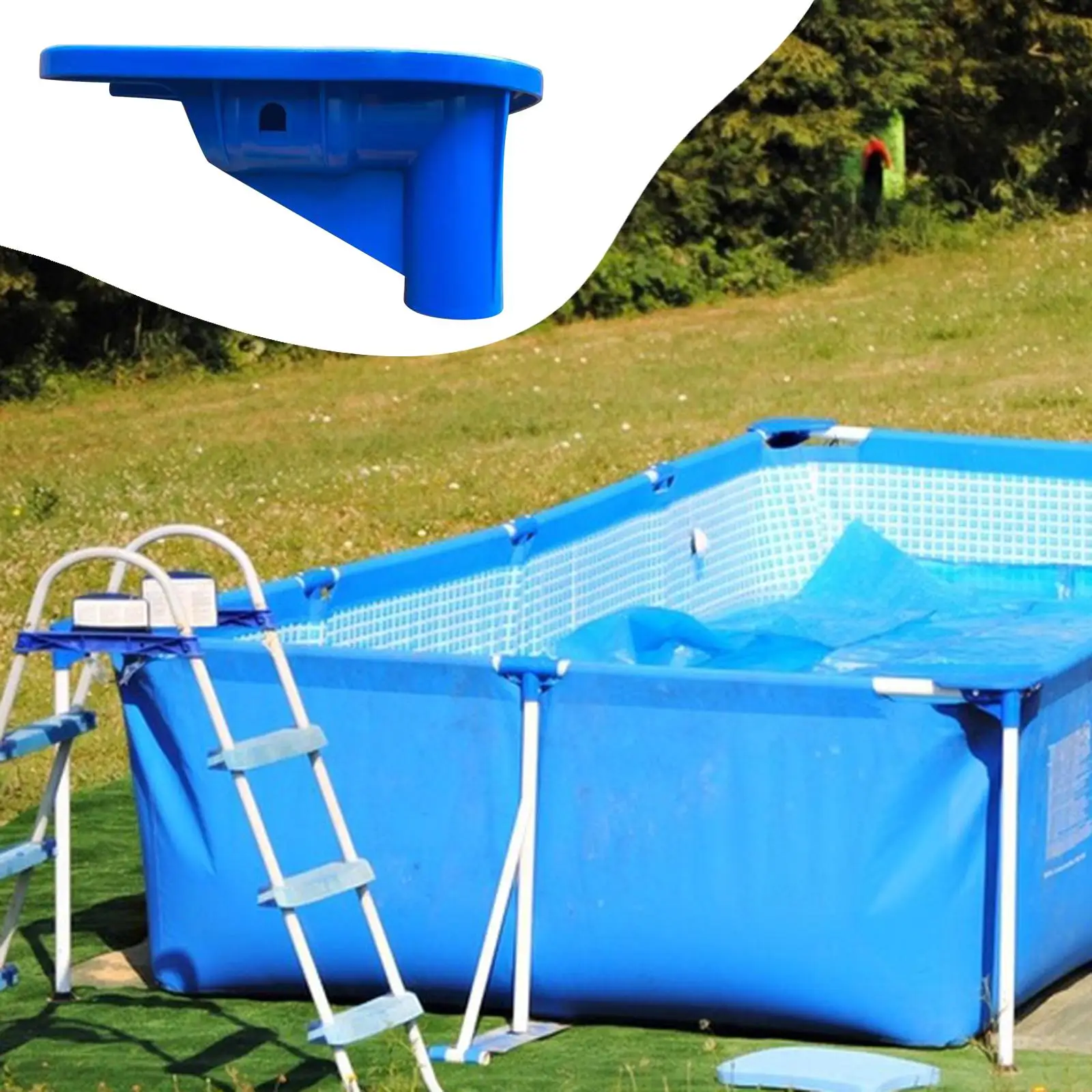 Pool Frame Corner Bracket Sturdy Practical Pool Frame Corner Joint Replacement Part for Swimming Pools above Ground Garden Pools