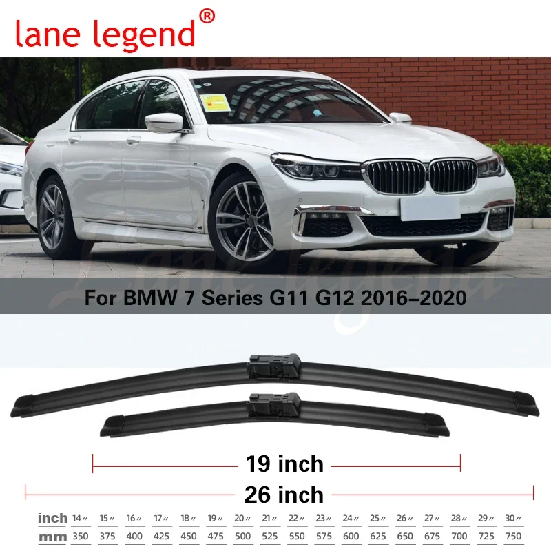 Car Wiper Blade for BMW 7 Series G11 G12 Car Accessories 730i 740i 750i 730d 740d 750d 730Li 740Li 750Li 750Ld 740Ld 730Ld