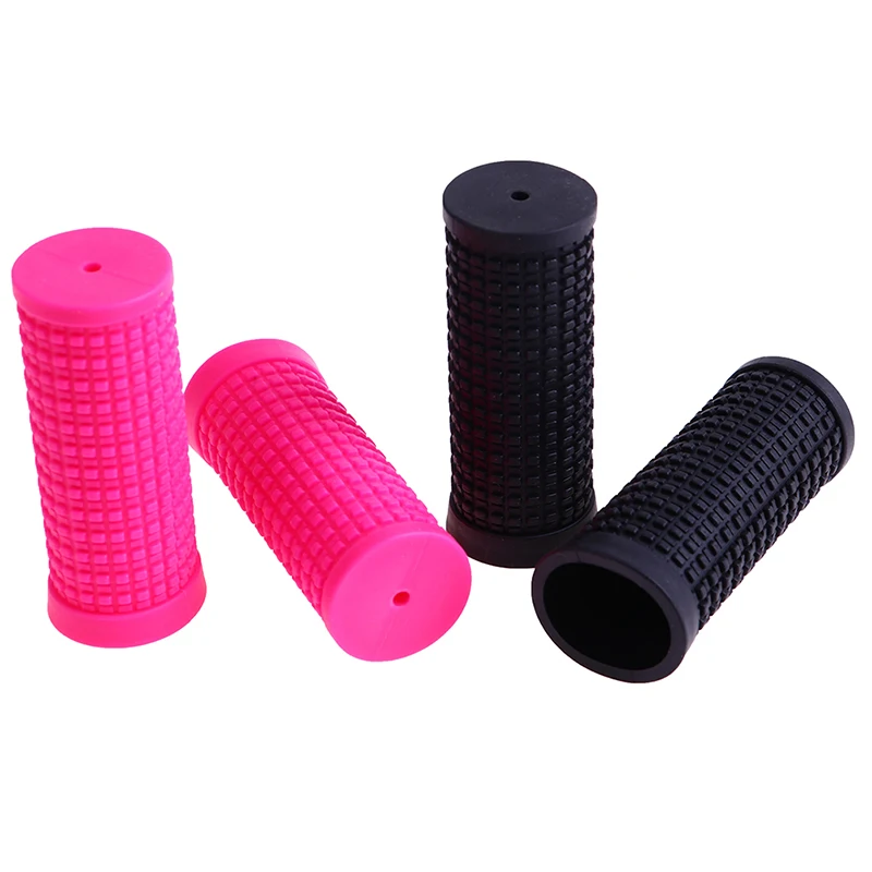 Bicycle Rubber Slip On Short Handlebar Grips 2pcs Non-Slip Handle Bar Bike Parts