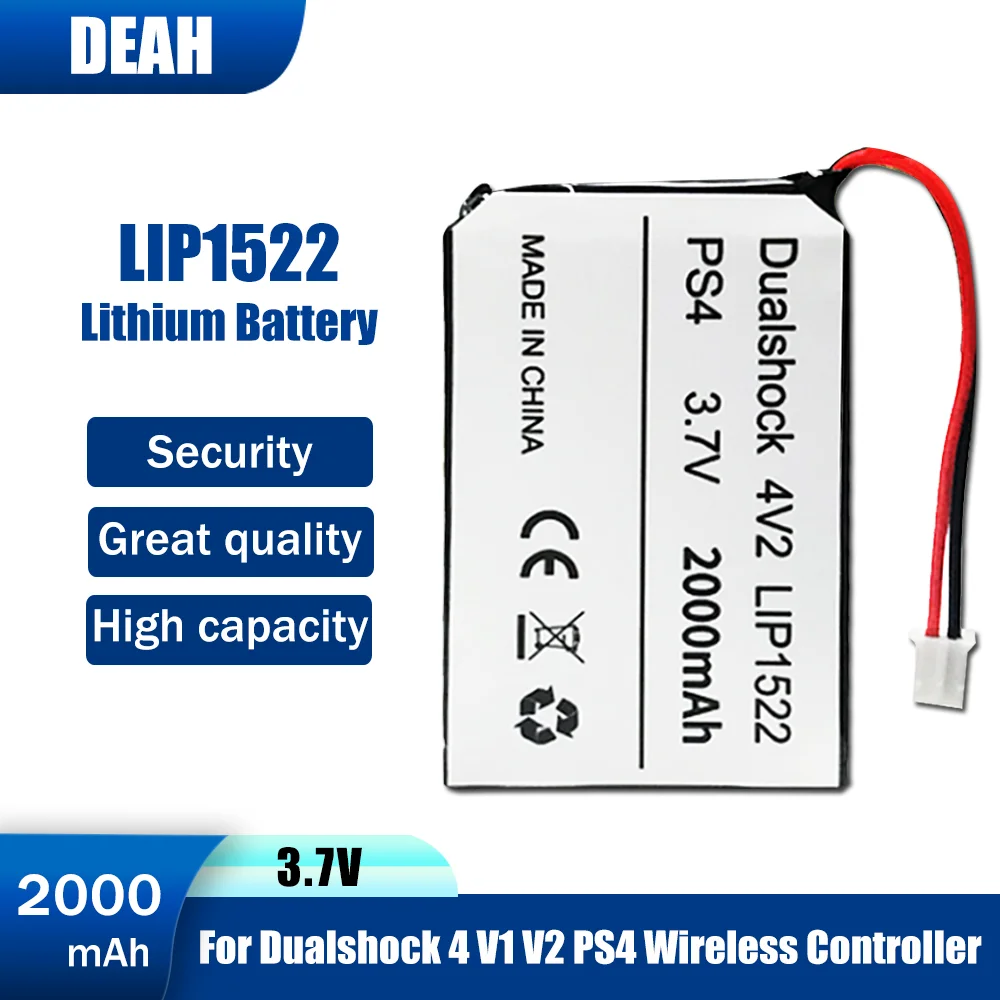 120PCS New LIP1522 3.7V 2000mAh Rechargeable Lithium Battery For Sony