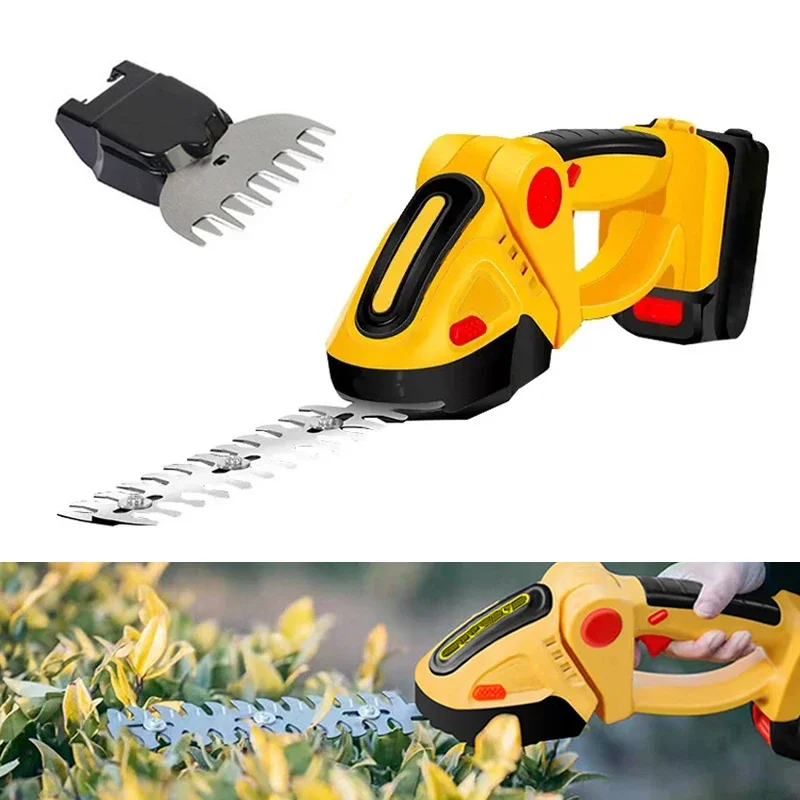 

Cordless Electric Hedge Trimmer For Makita 18V Li-ion Battery Handheld Lawn Mower Garden Bush Scissors Pruner Weeding Tools