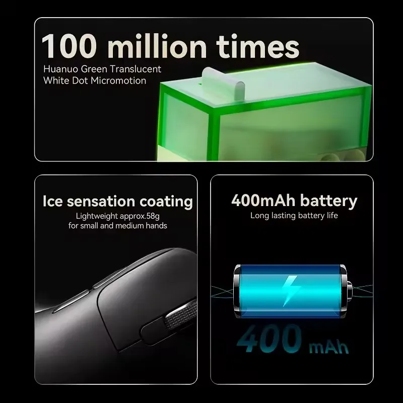 AJAZZ AJ159 AJ159P APEX 2.4G USB Wireless Mouse RGB Magnetic Charging Base Bluetooth 2.4G Gaming Mouse 26000 DPI Mice for Gamer