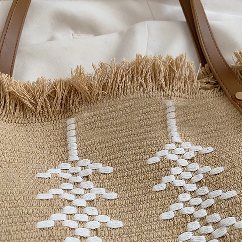 Casual Top-Handle Bags Large Tote Beach Bag Shopping Bags Underarm Shoulder Bag Female Commute Women Handbags Tote Bags