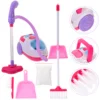 Clean Vacuum Cleaner Toy Child Toddler Toys Childrens Plastic Housekeeping Broom 1