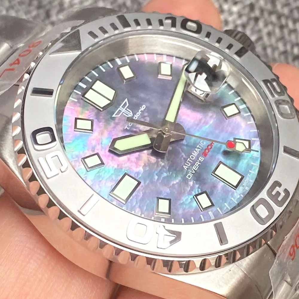 Watchdives Orologio Subacqueo Uomo NH36A Automatico, 300m Impermeabile, Vetro Zaffiro, Cassa 47,5 Mm, Luminescenza C3