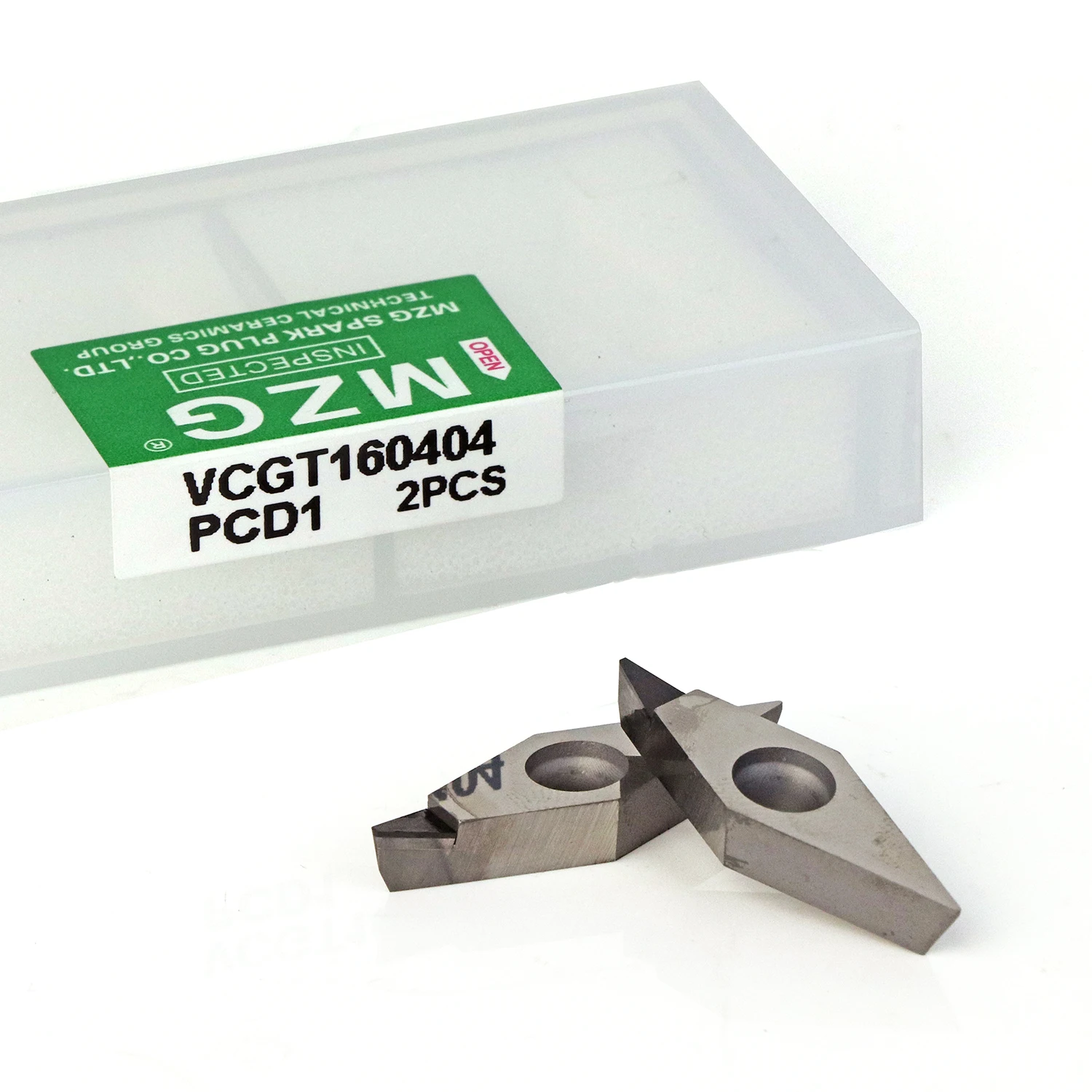 MZG 1pcs VCGT160402 VCGT160404 VCGT160408 Diamond Insert