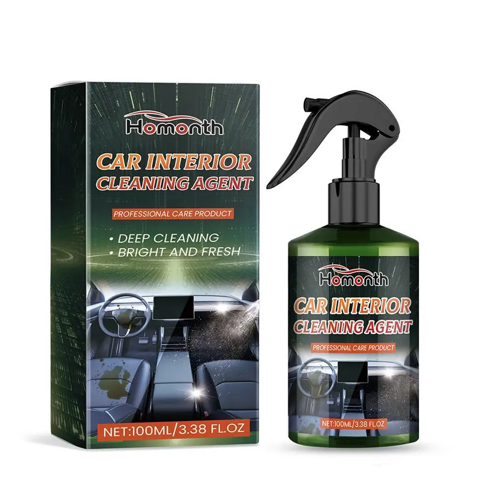 

Автомобильный многофункциональный очиститель интерьера, спрей для очистки и дезодорирования, удаление пыли, грязи для тканей и кожи, аксессуары для очистки автомобиля
