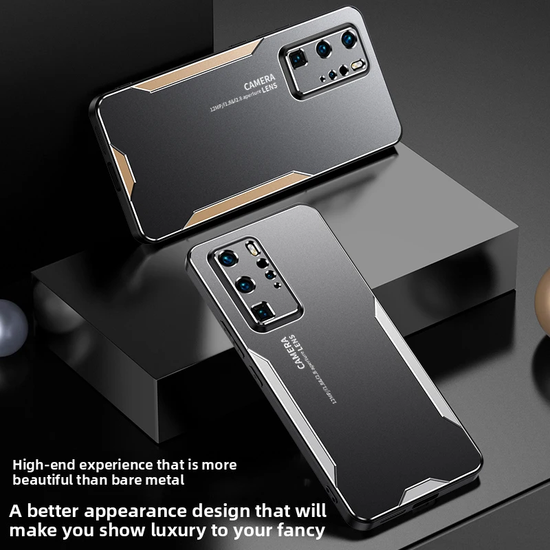 Premium Aluminum Alloy Phone Case with Full Camera Protection & Soft Silicone Cover