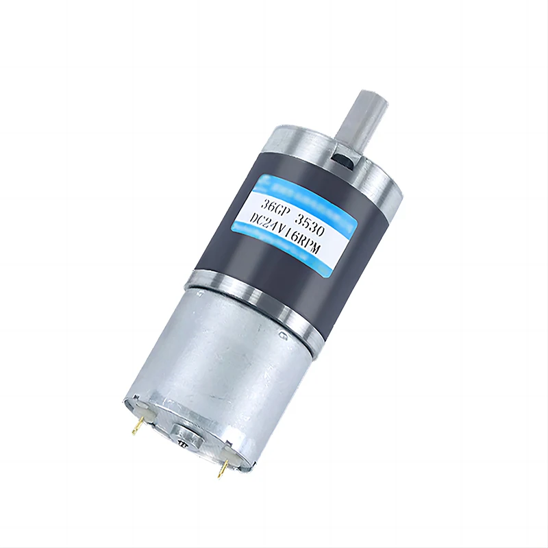 금속 유성 기어 조정 가능한 소형 DC 기어드 모터 12V 24V 모터 36GP-3530 고 토크 저속 8rpm-1154rpm PWM