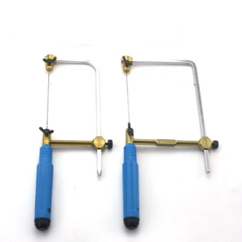 Adjustable Jewelers Saw With Blades - Coping Saw For Metal Wood Stone Cutting