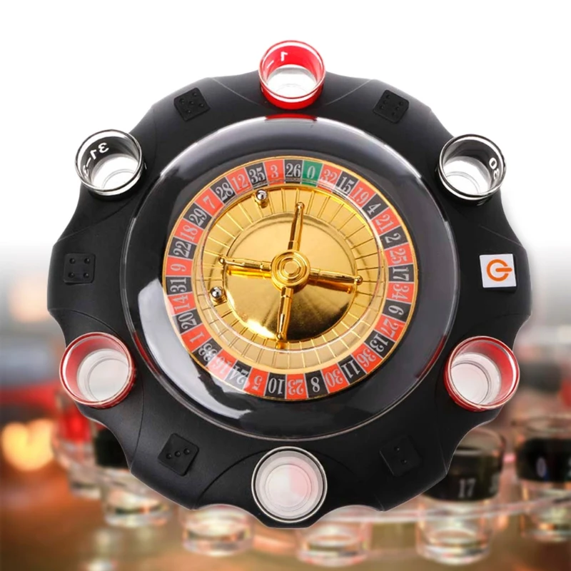 Casino Adult Russian Lucky Shot Glass Roulette Party Drinking Game