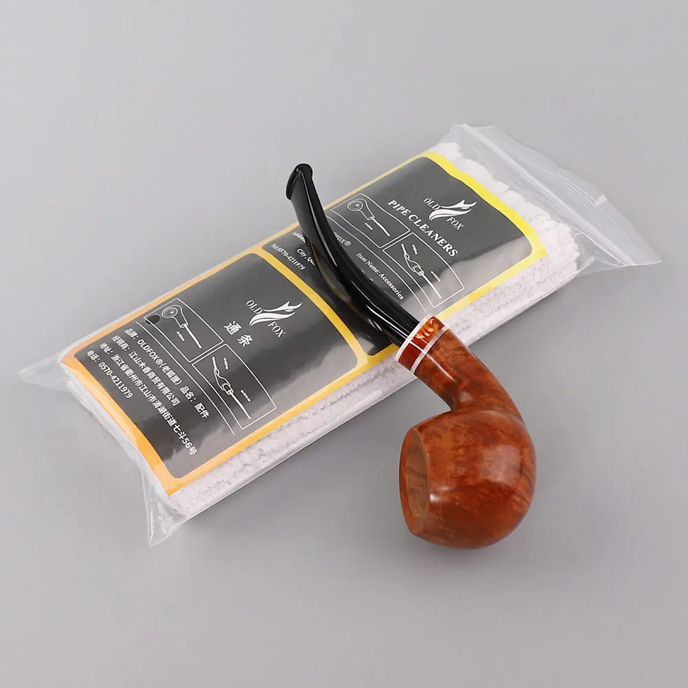 50/100pcs Cotton Smoking Pipe Cleaner Smoke Tobacco Pipe Cleaning Tool White Cigarette Holder Accessory Pipe mouth clean tool 3