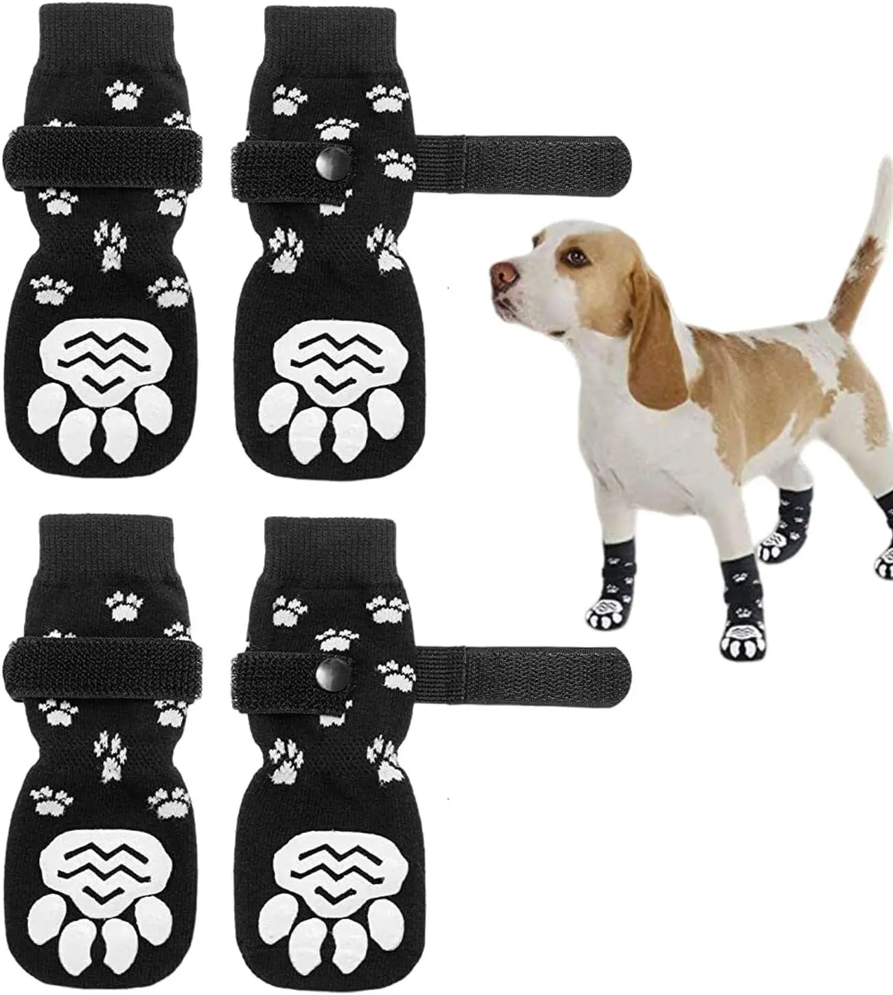 AntiSlipPetSocksNonSlipDogSocksForWinterAntiSlipTraction