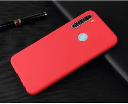 Vibrant Candy Colors Silicone Matte Phone Case - Redmi 5A (Red)